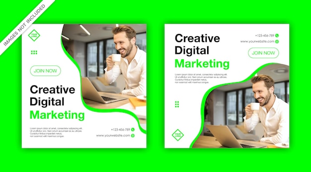 Feed ig digital marketing agentur vorlagendesign