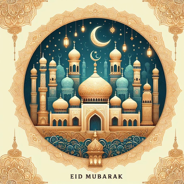 Feier des Eid Mubarak