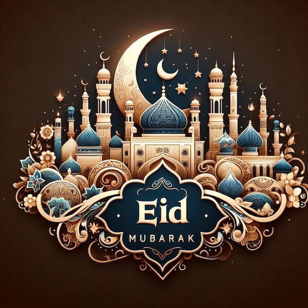 Feier des Eid Mubarak