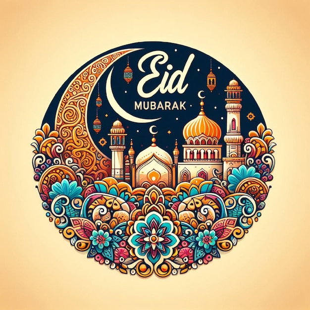 Feier des Eid Mubarak