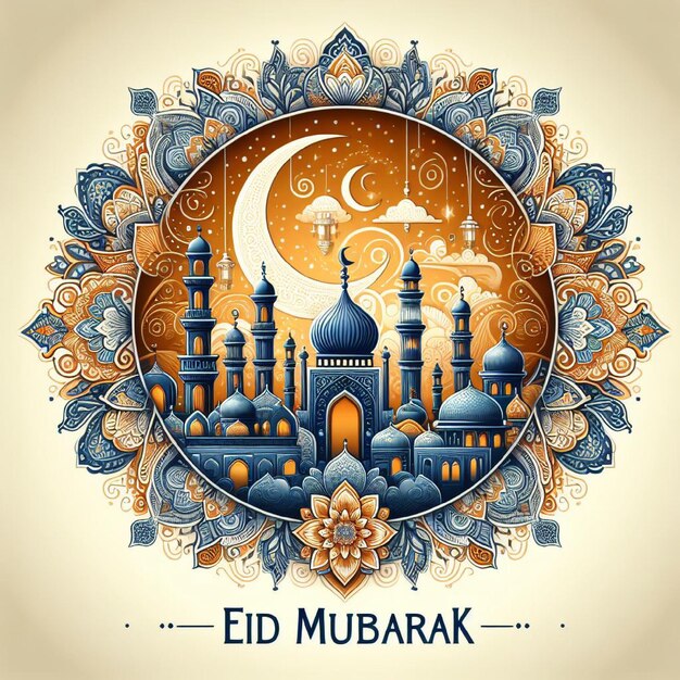 Feier des Eid Mubarak