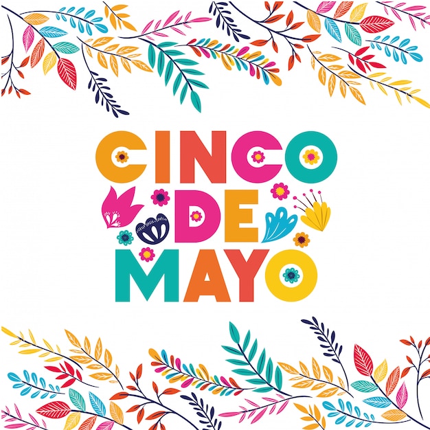 Feier-Grußkarte Cinco Des Mayo