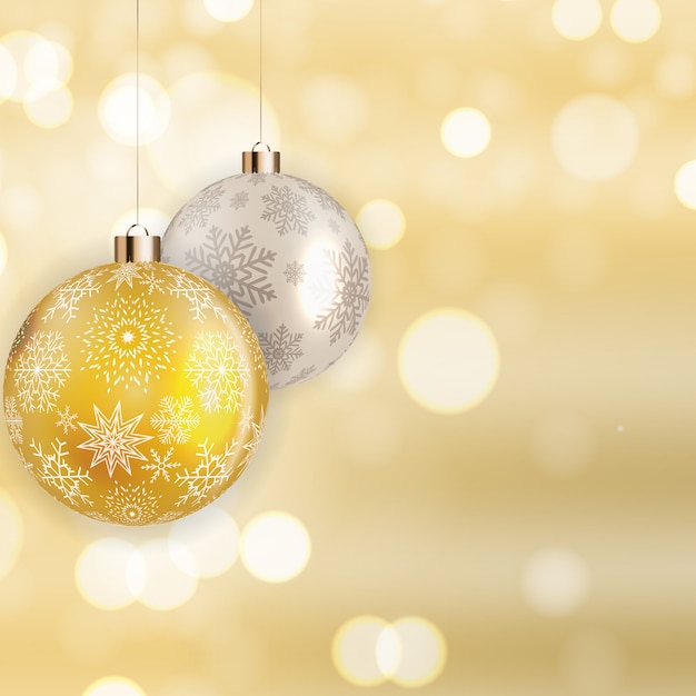 Feiertag Neujahr und Frohe Weihnachten Hintergrund. Vektor-Illustration