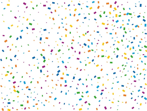 Feiertags-Rechteck-Konfetti, heller Regenbogen-Glitzer-Konfetti-Hintergrund, farbige festliche Textur