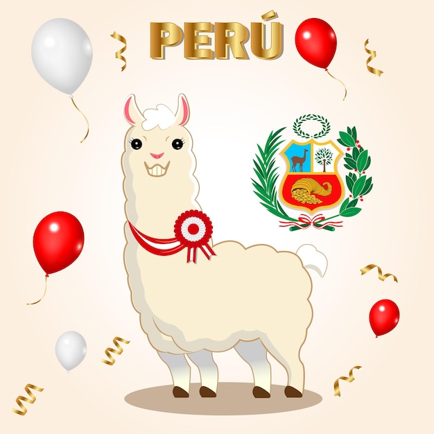 Vektor feste in peru