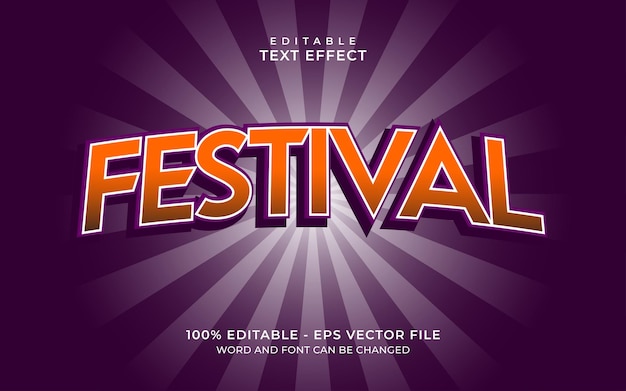 Festival-Text-Effekt