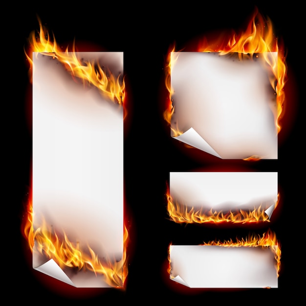 Feuer-banner-auflistung