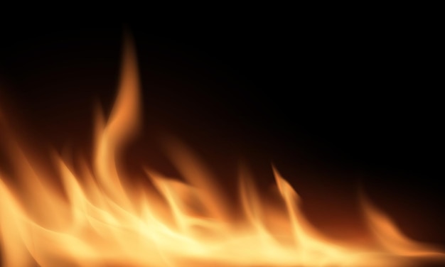 Feuer brennende glühende Funken realistischer abstrakter Hintergrund