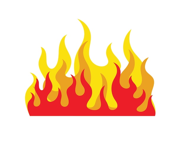 Feuer flamme logo symbol vektor illustration design