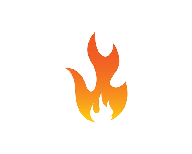 Feuer flamme logo symbol vektor illustration design