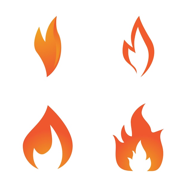 Feuer flamme logo vektor öl gas und energie logo konzept