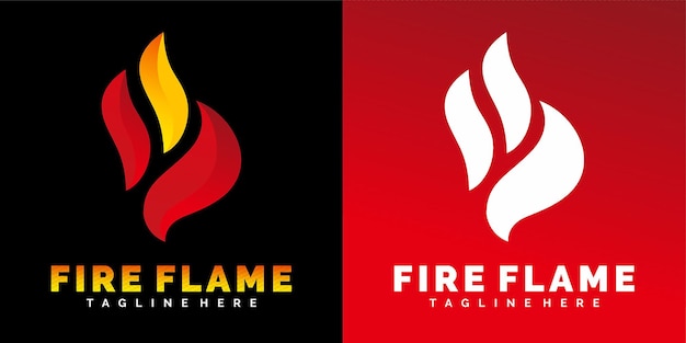 Feuer-flammen-logo 3d