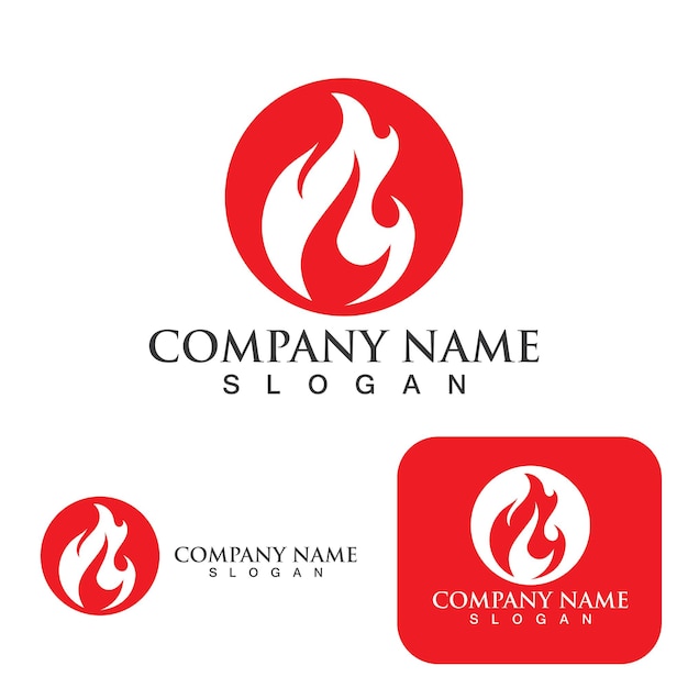Feuer-logo flamme-logo-vektor-illustration-design-vorlage