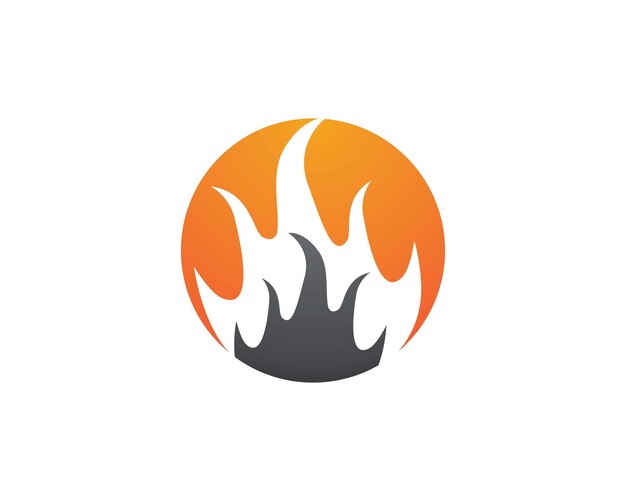 Vektor feuerflamme logo vorlage