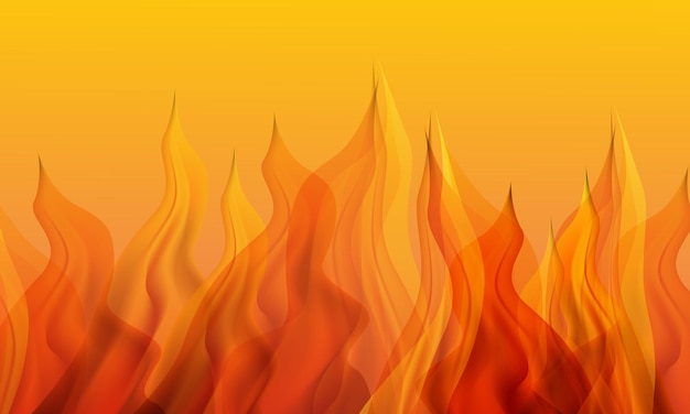 Feuerflammen abstrakter Hintergrund Vektorillustration für Ihr Design Eps 10
