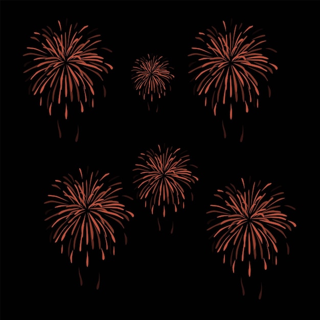 Feuerwerk Vektor Hintergrund feiern