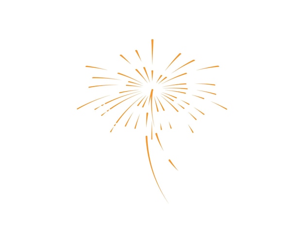 Feuerwerk-Vektor-Illustration-Icon-Design