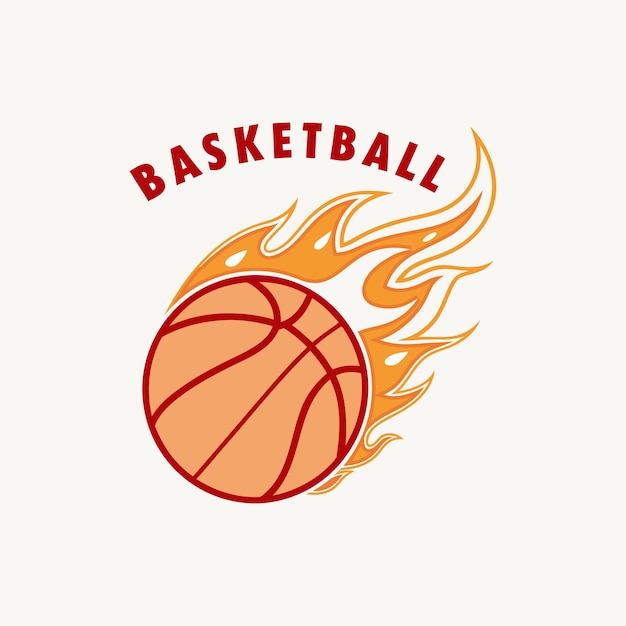 Feuriger Basketball