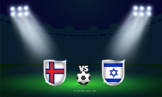 Fifa world cup 2022 färöer-inseln gegen israel fußballspiel anzeigetafel übertragen