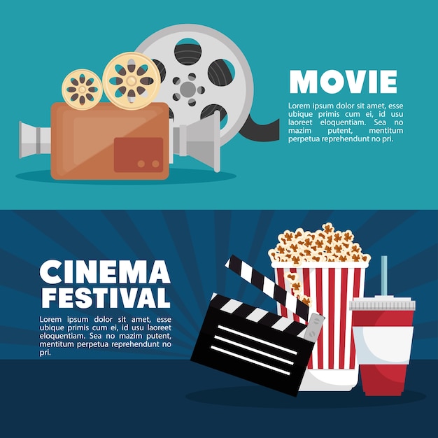 Film Kino Festival Banner Info Design