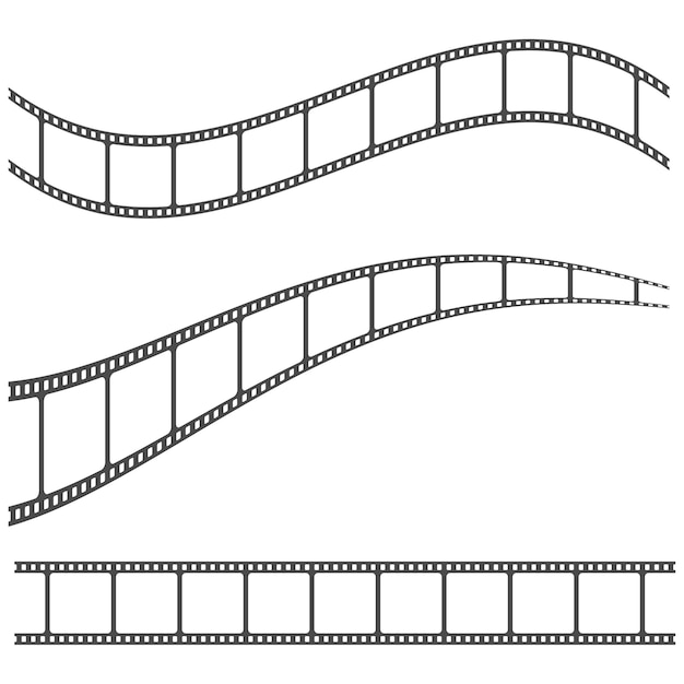 Vektor filmstreifen-filmband vektorillustration eps 10 archivbild