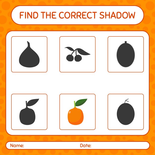 Finde das richtige Schattenspiel mit imbe. Arbeitsblatt für Kinder im Vorschulalter, Aktivitätsblatt für Kinder