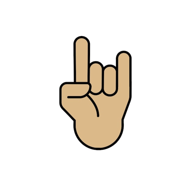 Finger-icon-aktienvektor-illustration