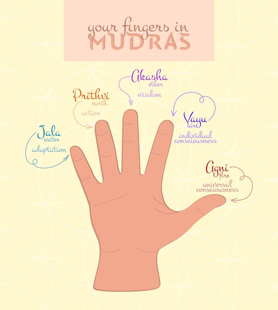 Finger im mudras-banner