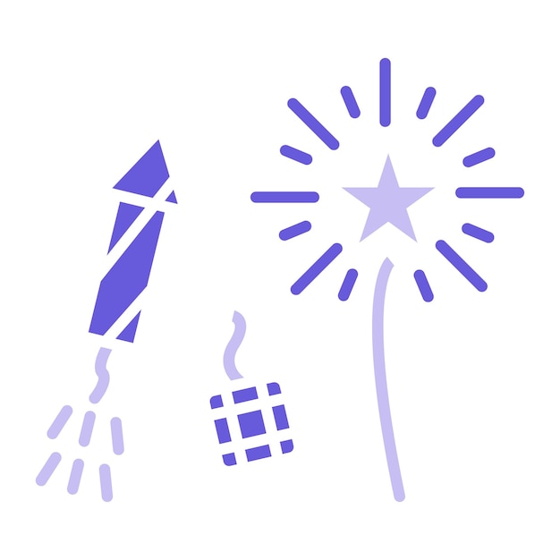 Vektor firework vector illustration