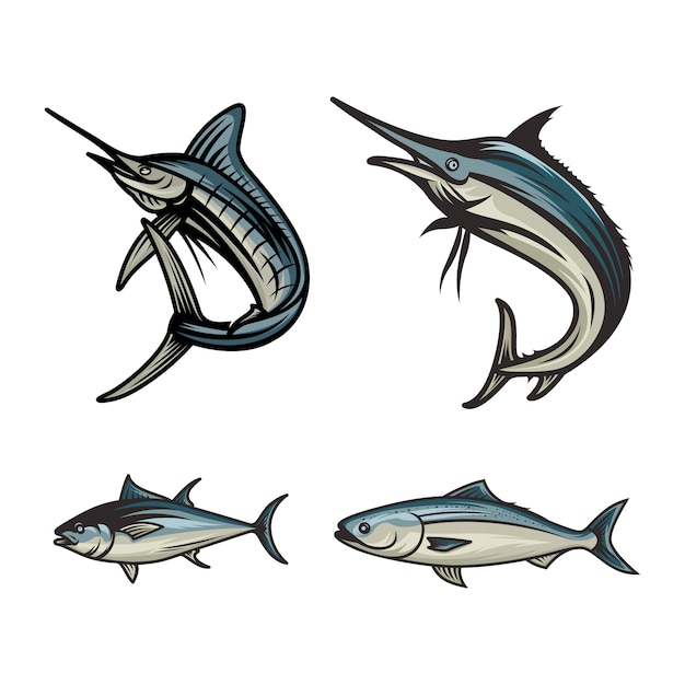 Fisch-icon-set