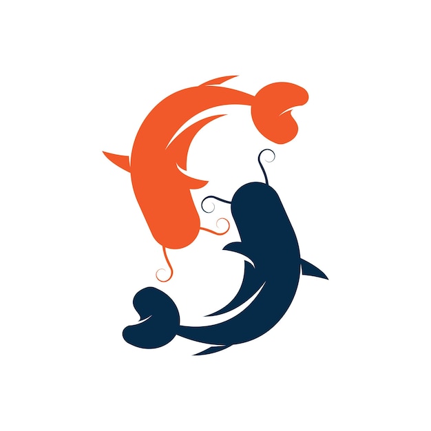 Fisch-logo-icon-vorlage kreativ