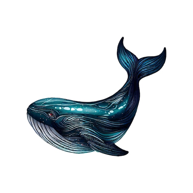 Fisch-Vektorgrafik-Illustrationsbild-Hintergrundbild