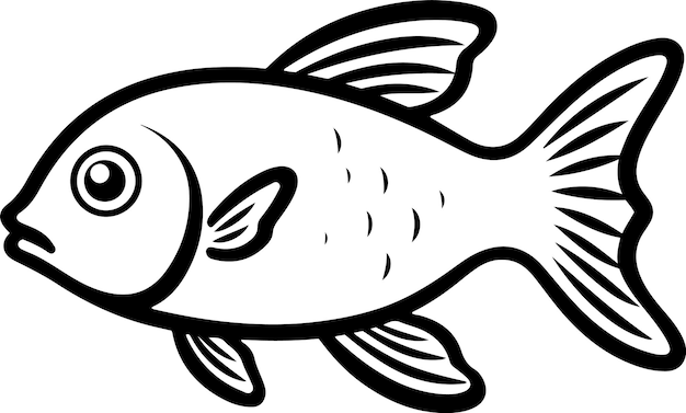 Vektor fish icon vector illustration