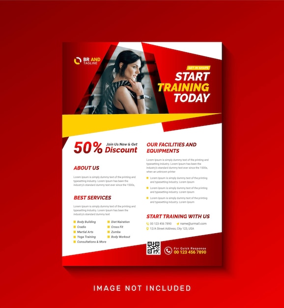 Fitness-flyer-template-design