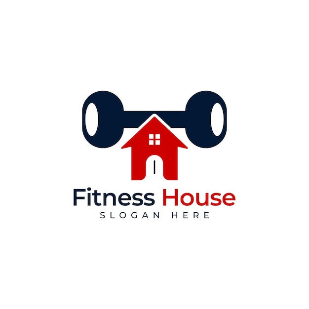Fitness-haus-logo-vorlage