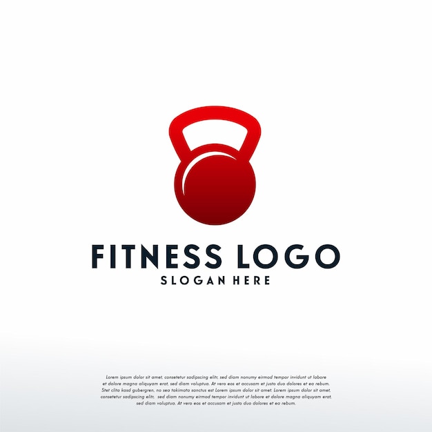 Fitness-logo-designs vektor, king gym-logo-vektor-illustration