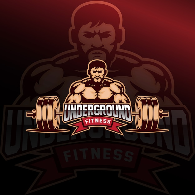 Fitness logo e sport