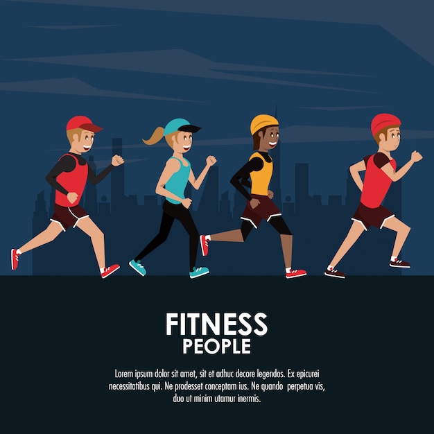 Fitness-menschen-poster