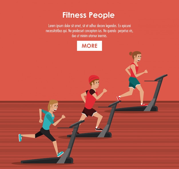 Fitness-menschen-poster