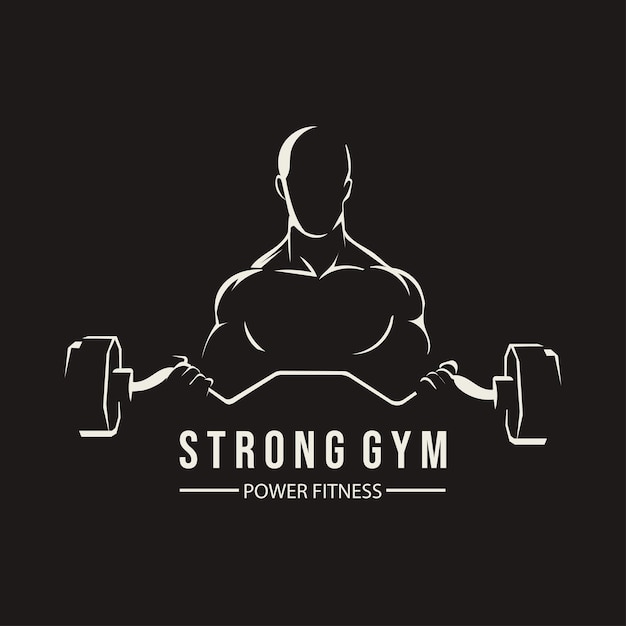 Fitness-Sport-Gym-Logo-Vektor
