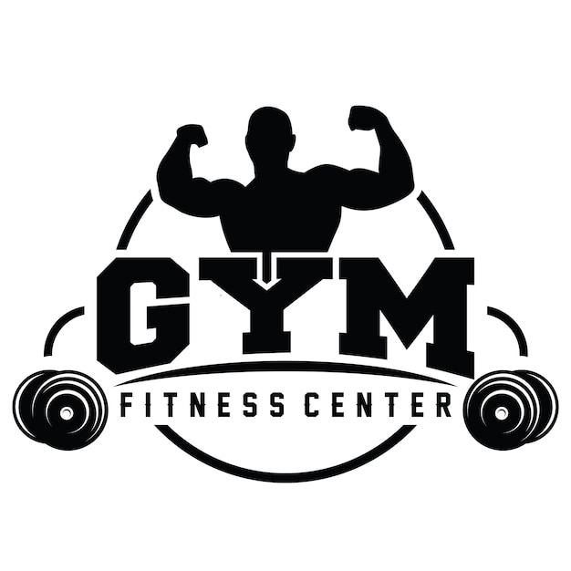 Vektor fitness- und gym-logo