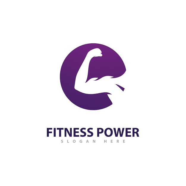 Fitnessstudio-logo-design-vorlage kreative symbole des fitnessclubs
