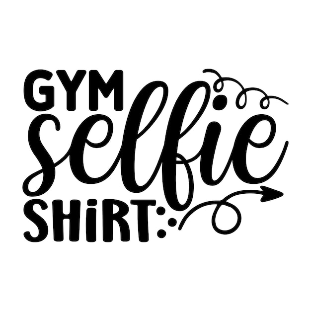 Vektor fitnessstudio selbst selbst svg