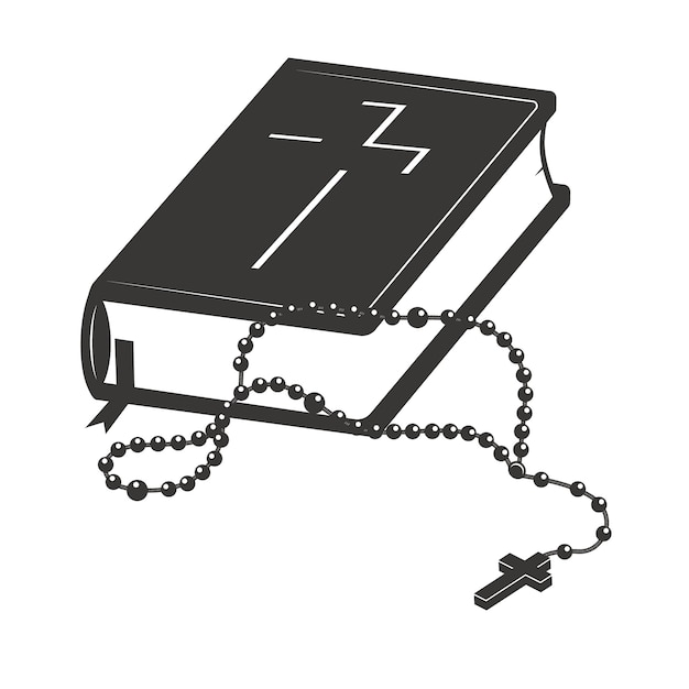 Flach-Bibel-Silhouetten-Sammlung