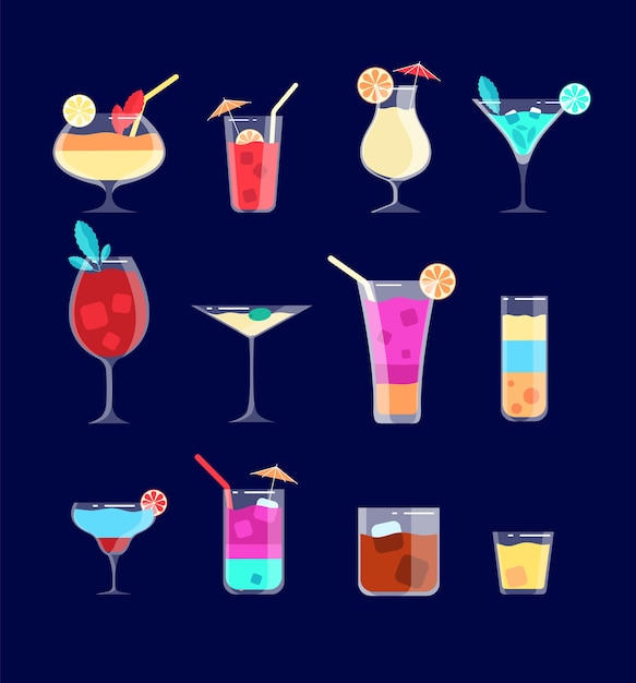 Flache cocktails