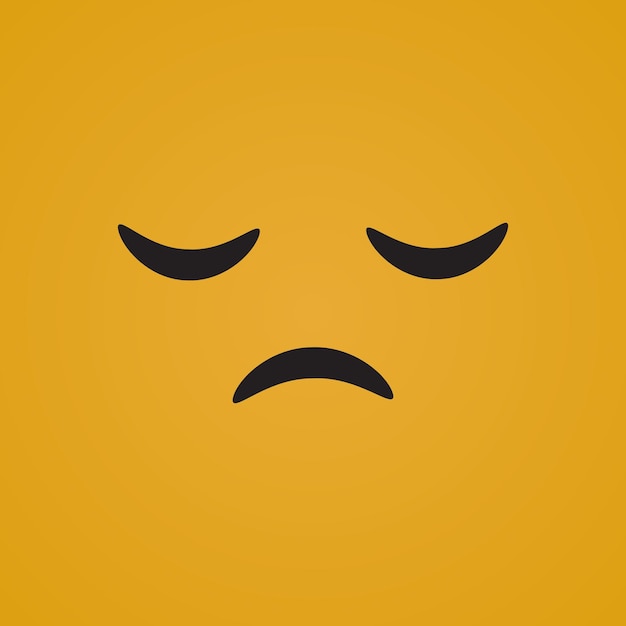 Vektor flache emoji-symbolreaktion