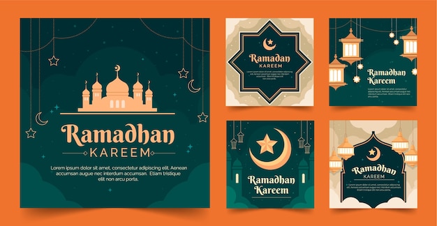 Flache Ramadan-IG-Geschichtensammlung