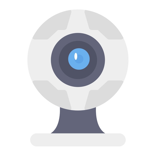 Flache Webcam-Illustration
