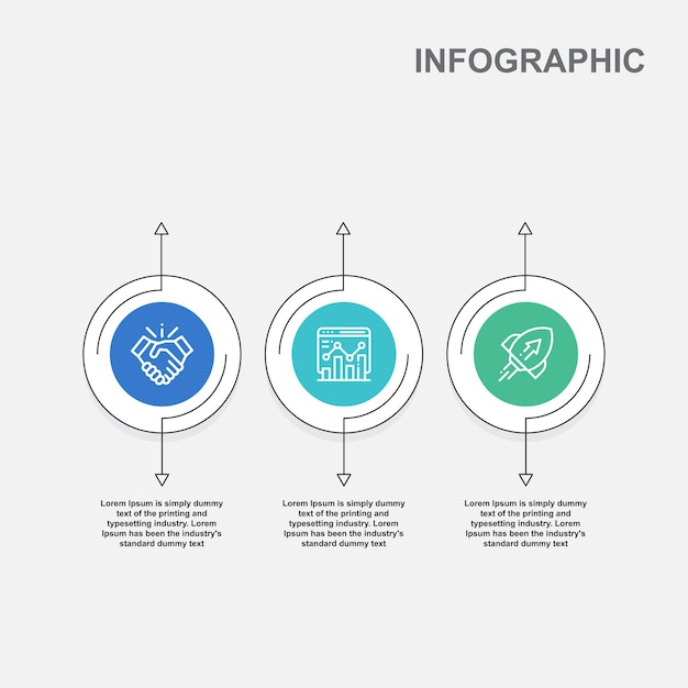 Flache zeitleiste professionelle schritte infografik