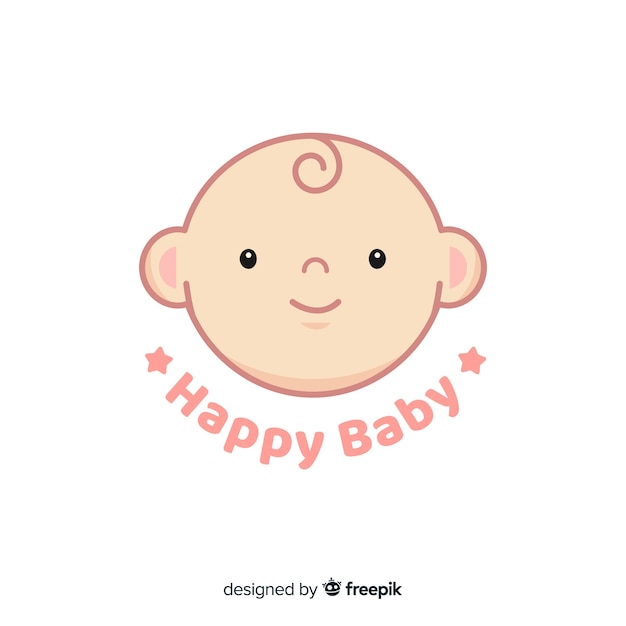 Flaches baby-logo